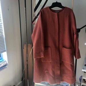 COS A-line wool coat